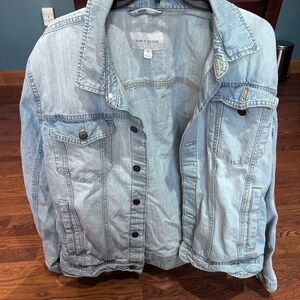Sun + Stone Faded Blue Denim Jacket
